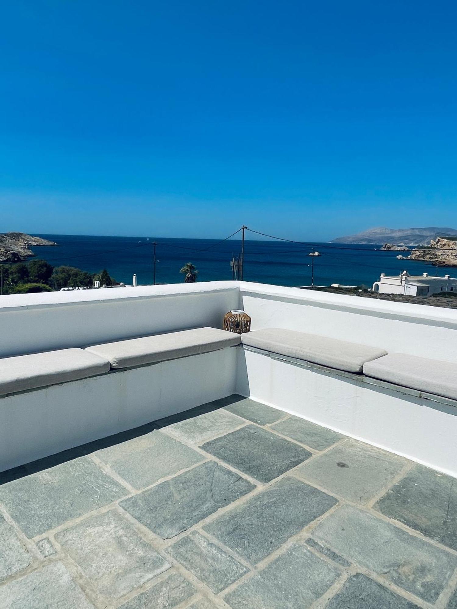 Iosub Houses & Studios - Amazing View Studio In Koumbara Tzamaria Bagian luar foto